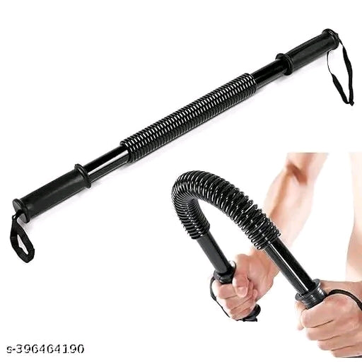 Premium Iron Power Twister Bar 20 Kg Exercise Equipment for Chest, Shoulder Multi-training Bar (Black)