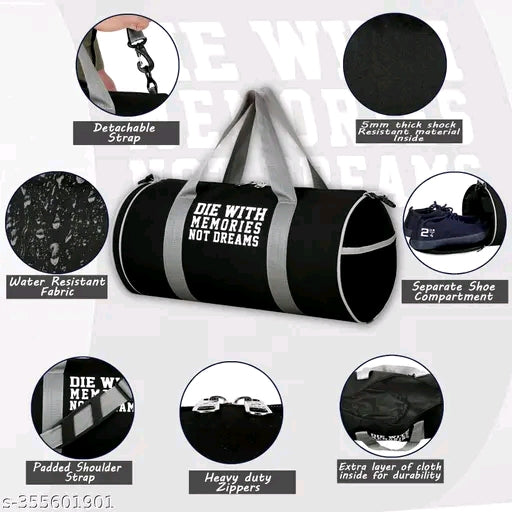 Gym Bag Kit Bag For Men and Women With Zip