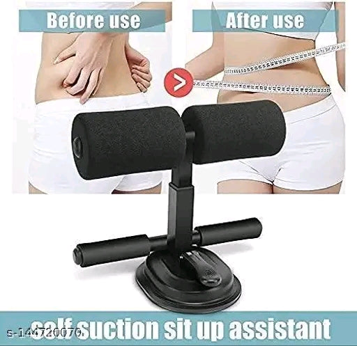 Situp Bar With Foam Handle & Rubber Suction Seat Up Fitness